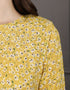 BAJU KURUNG PAHANG MODEN MADELEINE (ROYAL YELLOW)
